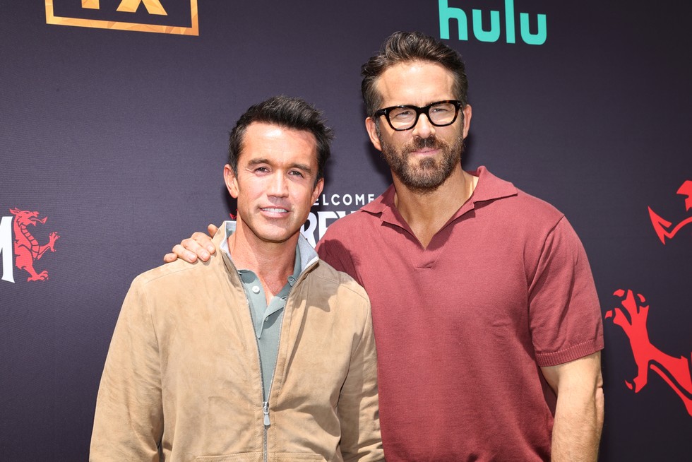 Rob McElhenney and Ryan Reynolds Rob McElhenney and Ryan Reynolds