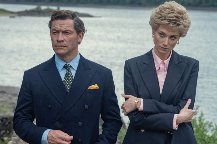Dominic West as Charles and Elizabeth Debicki as Diana in The Crown Dominic West as Charles and Elizabeth Debicki as Diana in The Crown